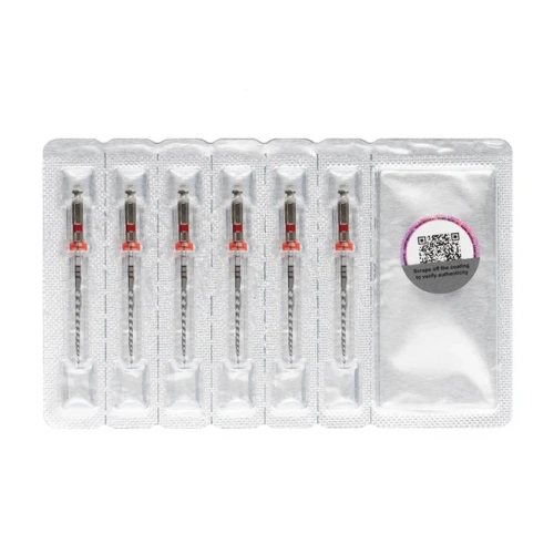 RCS Silver Rotary - машинные файлы, размер 25/04, 25 мм, 6 шт. | Ramo Medical (Китай)