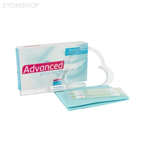 Amazing White Advanced 16% - набор для чувствительных зубов и экспресс-отбеливания | Amazing White (США)