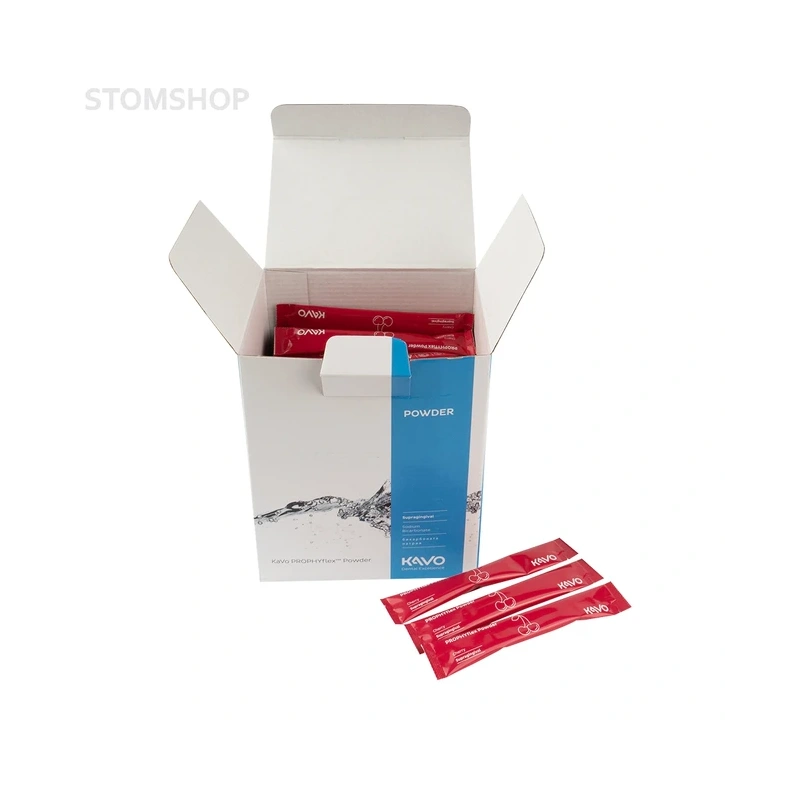 PROPHYflex Powder - профилактический порошок на основе бикарбоната натрия, со вкусом вишни, упаковка (80 шт. по 15 г.) | KaVo (Германия)