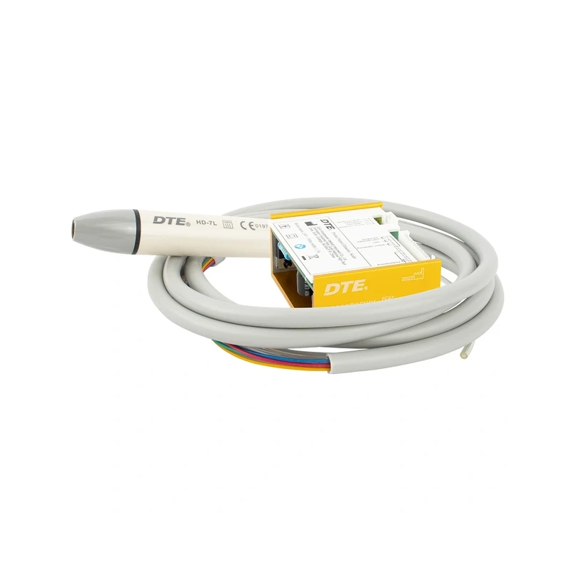 DTE-V3 LED - встраиваемый ультразвуковой скалер с фиброоптикой, съемный автоклавируемый наконечник, 6 насадок в комплекте | DTE (Китай)