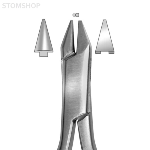 HSL 4011-13 - щипцы ортодонтические Angle(Bird Beak) 139 для изгибания проволок, 120 мм | Karl Hammacher GmbH (Германия)